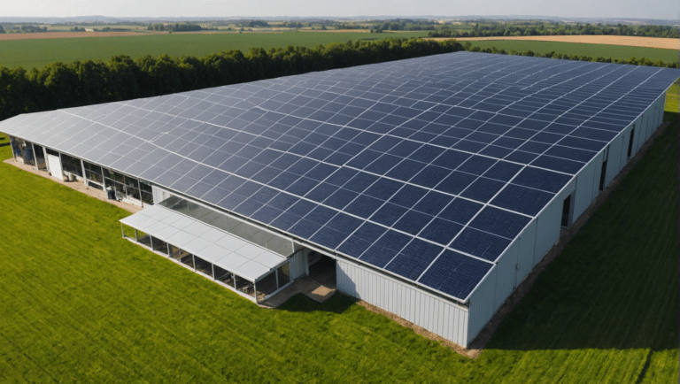 découvrez les multiples avantages du hangar agricole photovoltaïque proposé par arkolia energies : production d'énergie renouvelable, optimisation de l'espace et valorisation du foncier agricole.