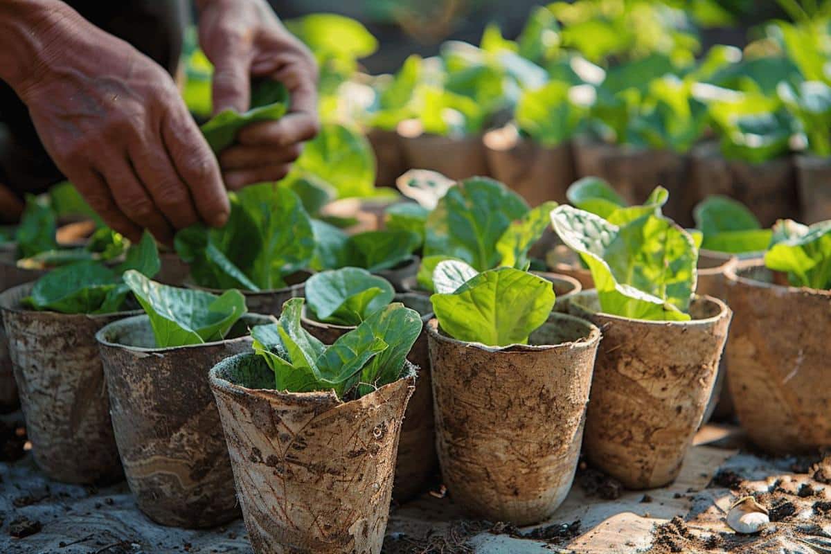 Fabriquer des godets de semis écolos avec du recyclage