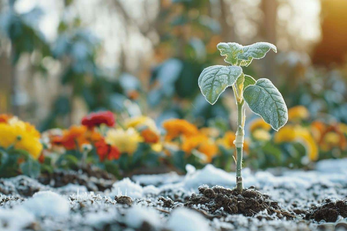 Protéger ses jeunes plants contre les dernières gelées de février